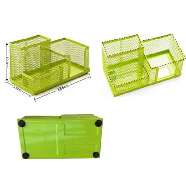 Mesh Metal Desk Organizer and Stationary Holder StorageDelight