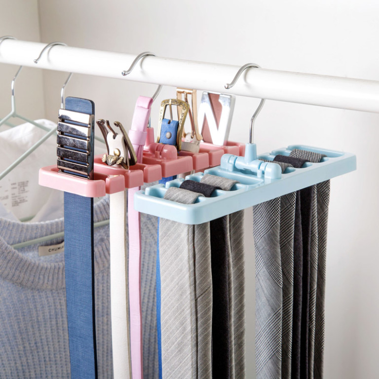 Multifunctional Hanging Tie and Belt Organizer StorageDelight