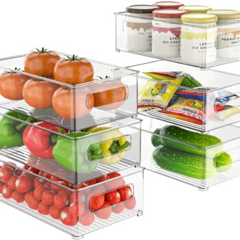 multi-purpose clear fridge storage conatainers