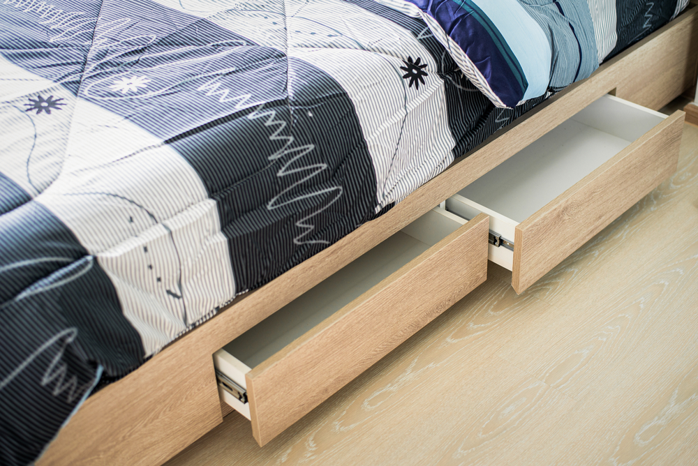 Under the bed storage ideas for shoes