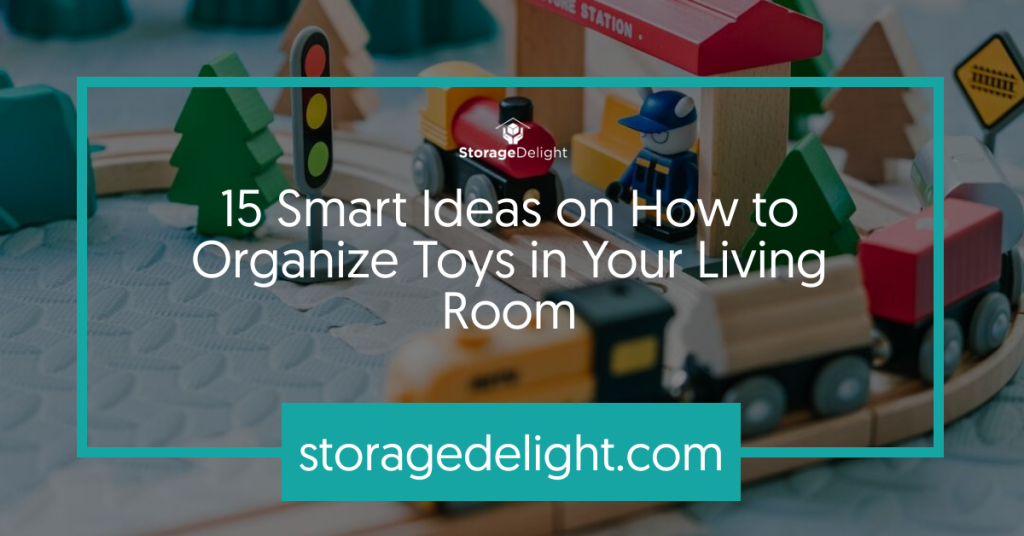 How to organize toys in living room